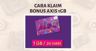 Cara klaim bonus axis 1GB