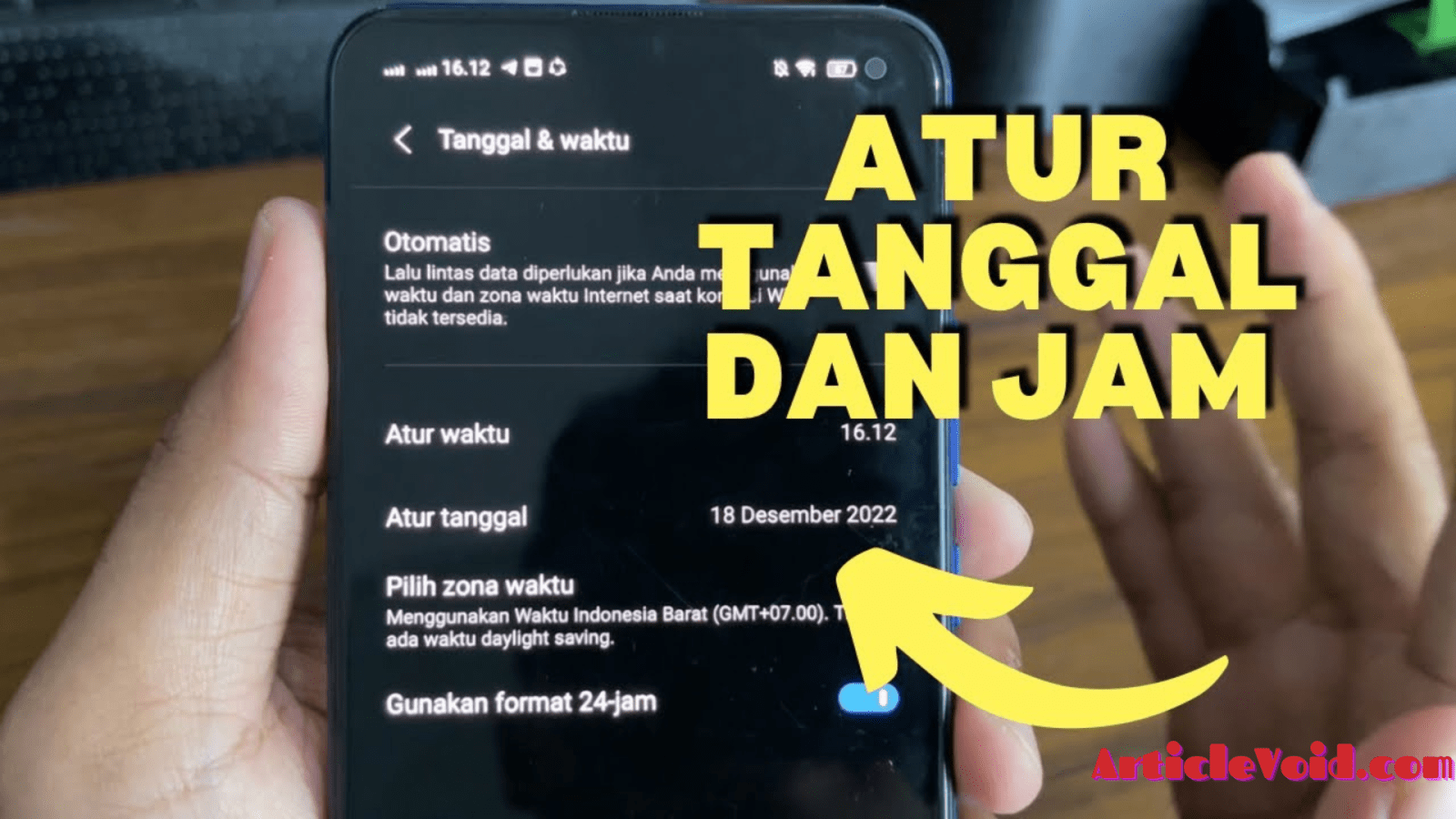 Cara Mengatur Jam di HP Vivo