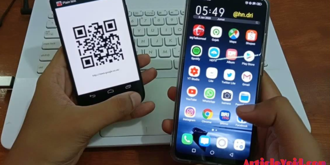 Cara Scan Barcode di HP Vivo