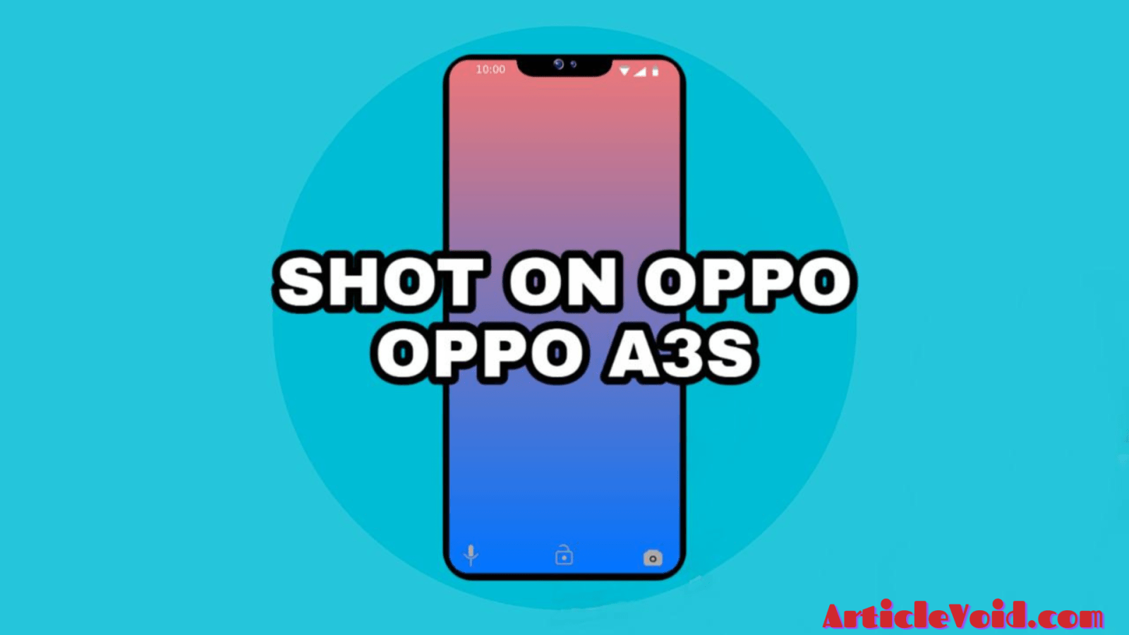 Cara Menampilkan Shot On Oppo A3s