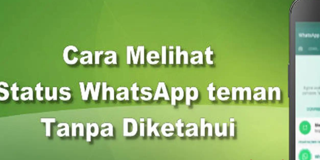 Cara Melihat Status WA Tanpa Diketahui