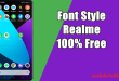 Cara Mengganti Font Realme
