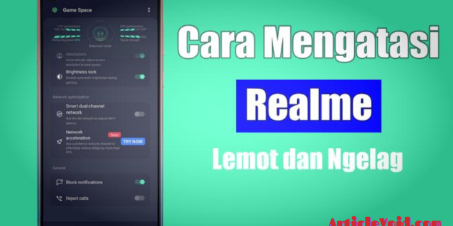 Cara Mengatasi Hp Realme Lemot