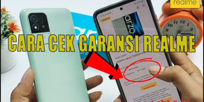 cara cek garansi Realme