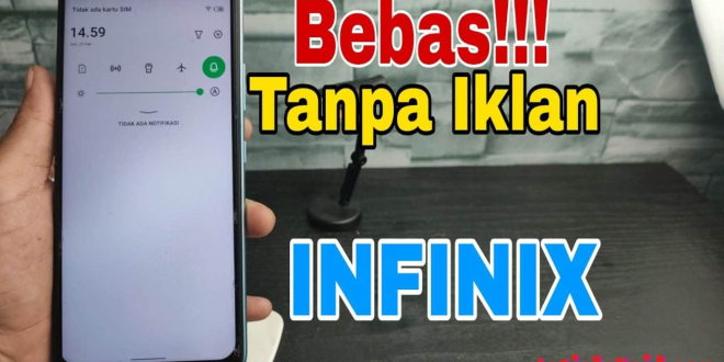 Cara menghilangkan iklan di HP Infinix